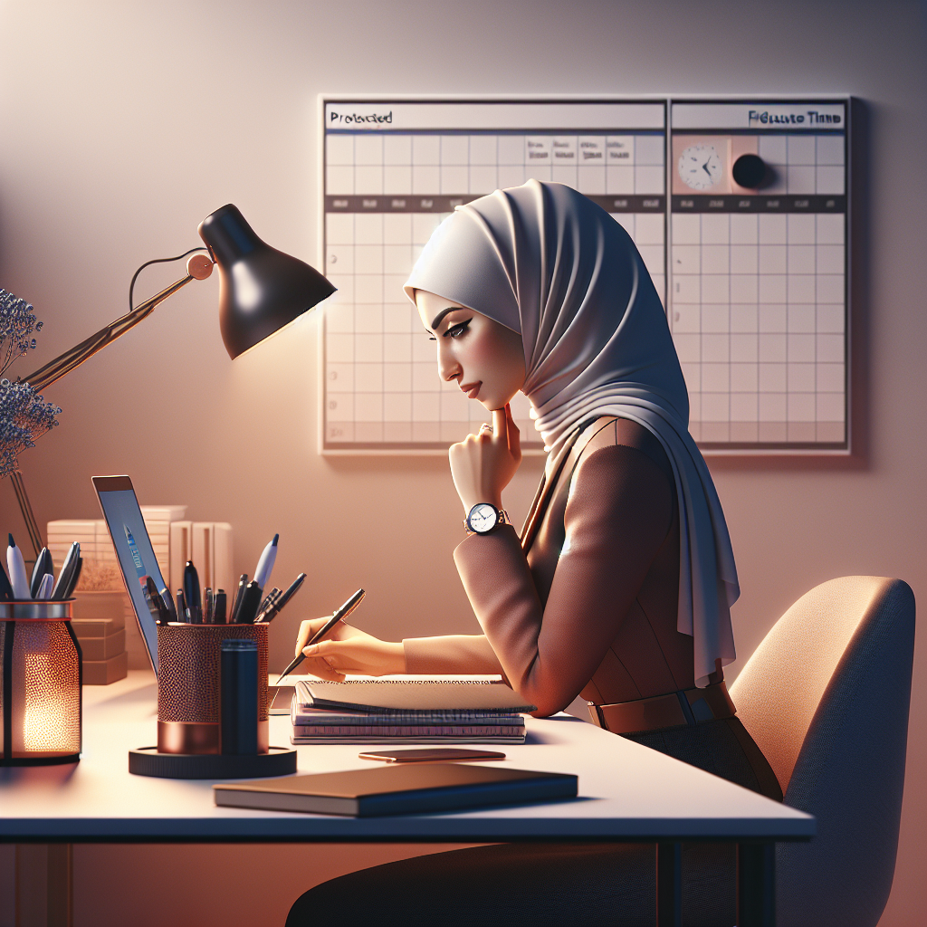 Deep work productivity guide with calendar integration